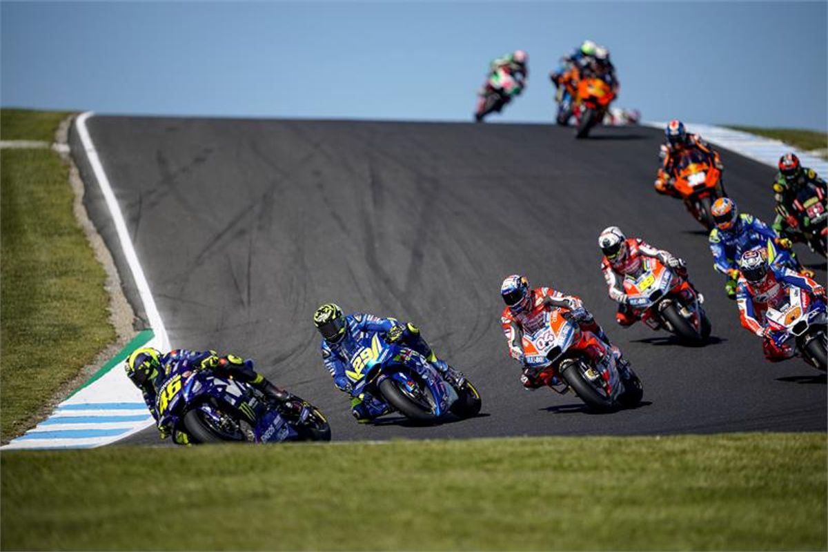 Andrea Iannone snatches second in Australia MotoGP